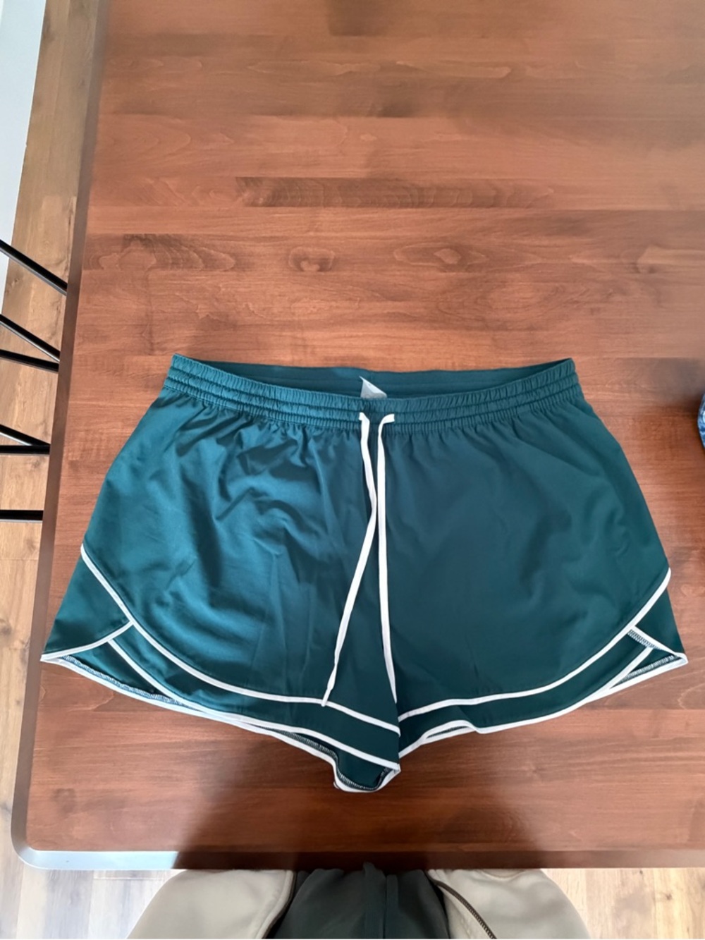 CALIA by Carrie Underwood Teal Athletic Shorts with White Trim